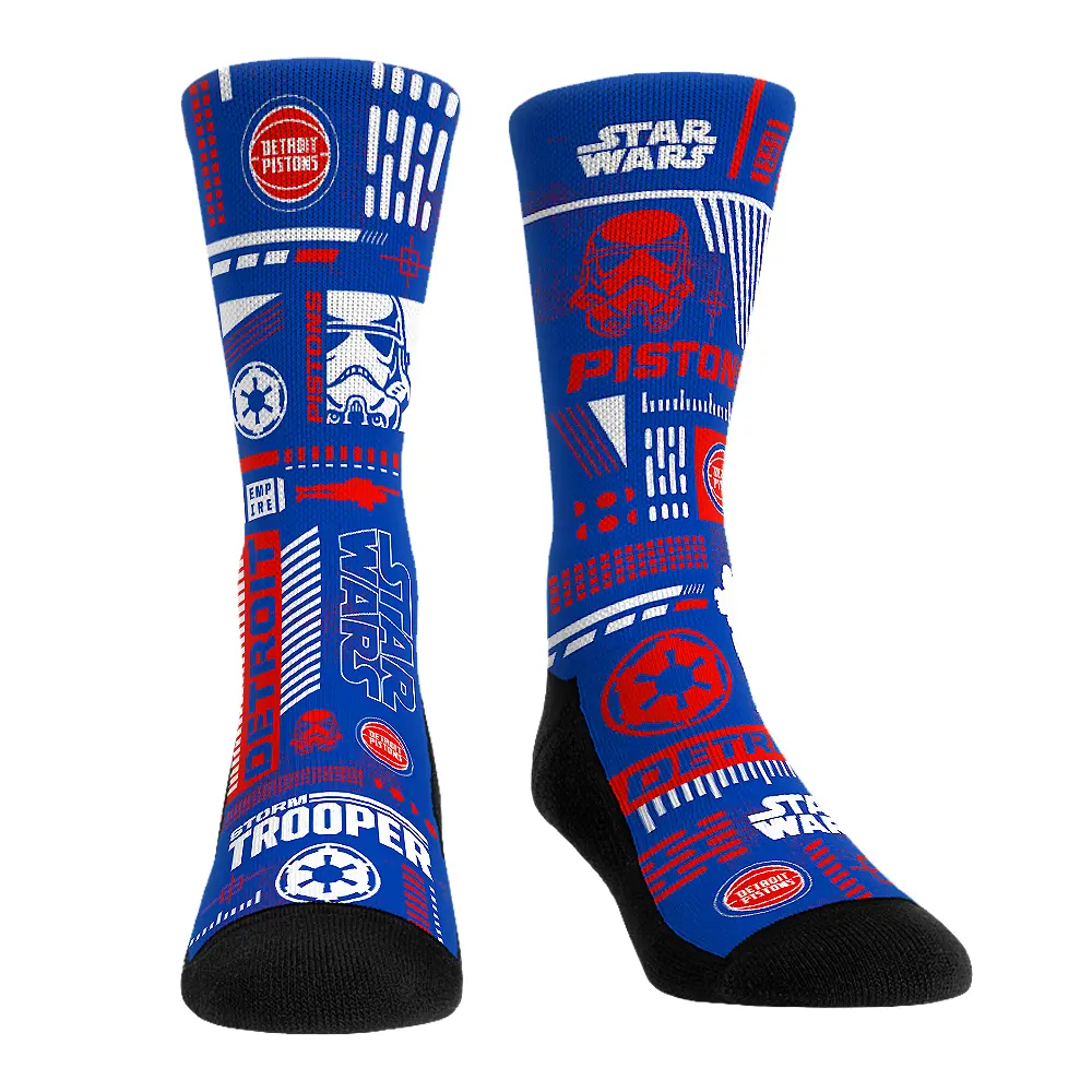 Detroit Pistons - Star Wars  - Stormtrooper Pattern 1