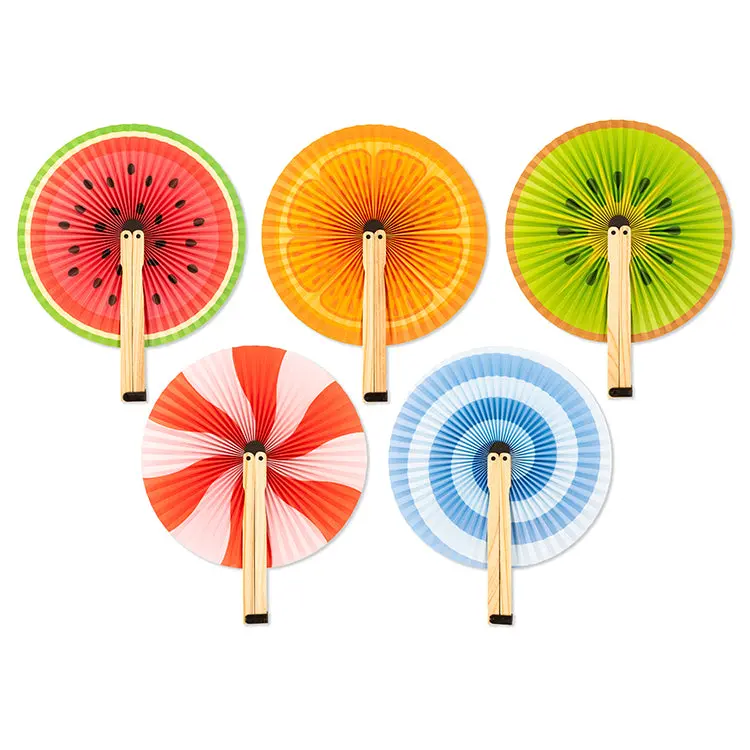 Fruity & Sweet Paper Fans 1