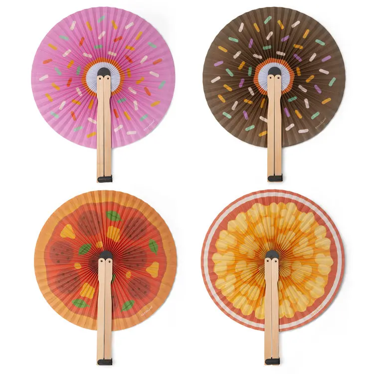 Food Paper Fans 1