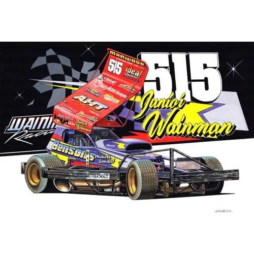 Brisca F1 #515 Fwj Shale Caricature Print 1