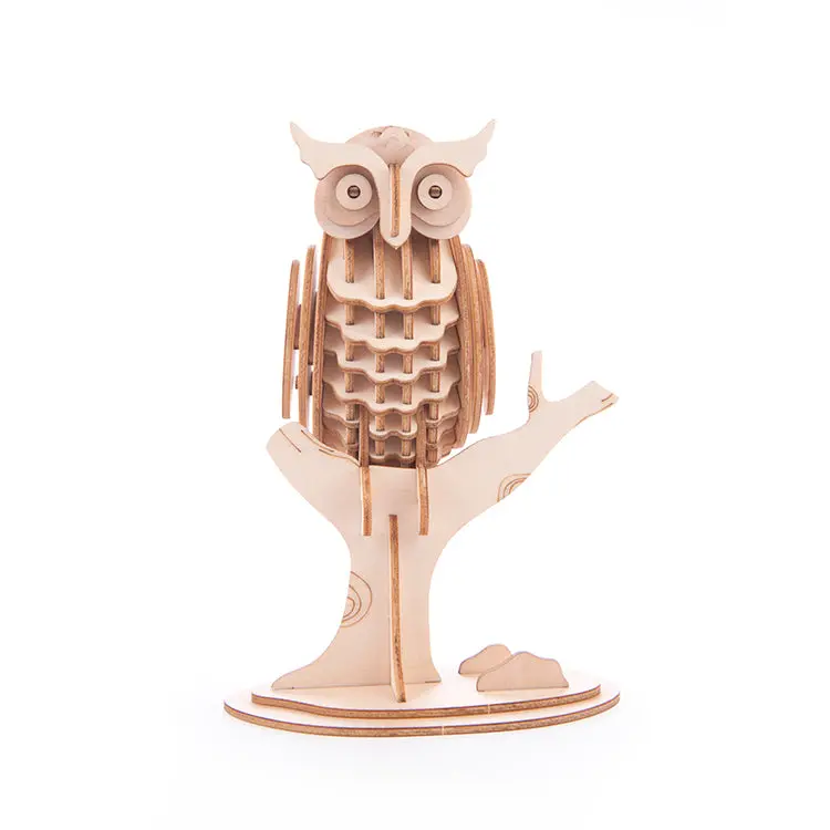 Owl 3D Puzzle Premade Sample 1