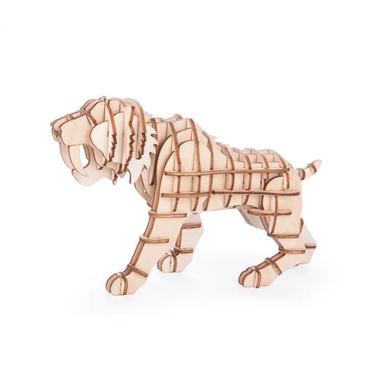 Tiger 3D Puzzle Premade Sample 1