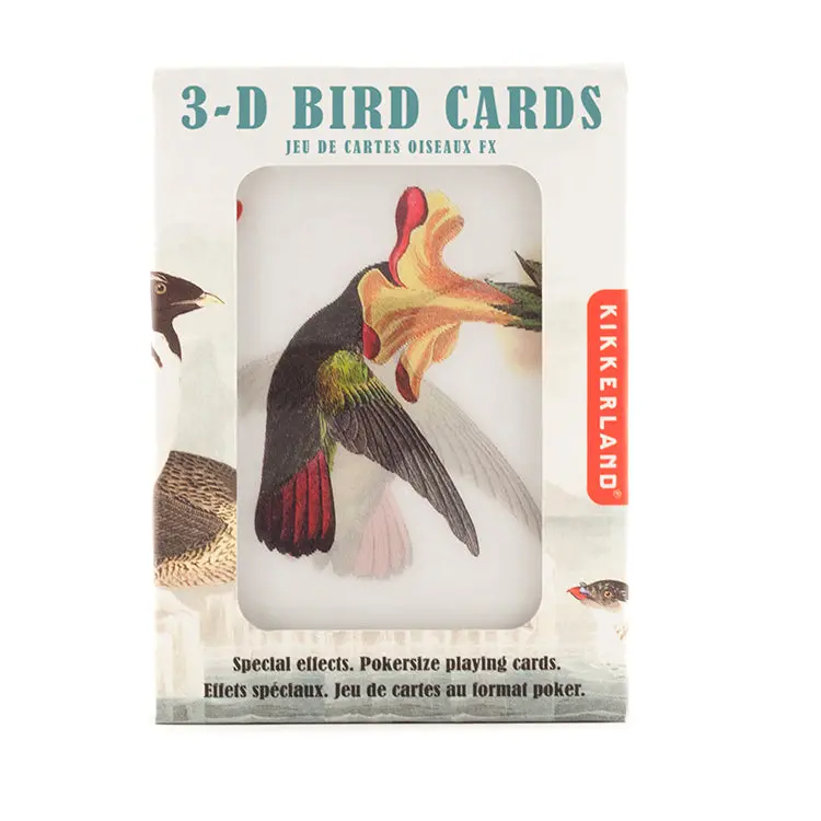 3-D Bird Playing Cards 1