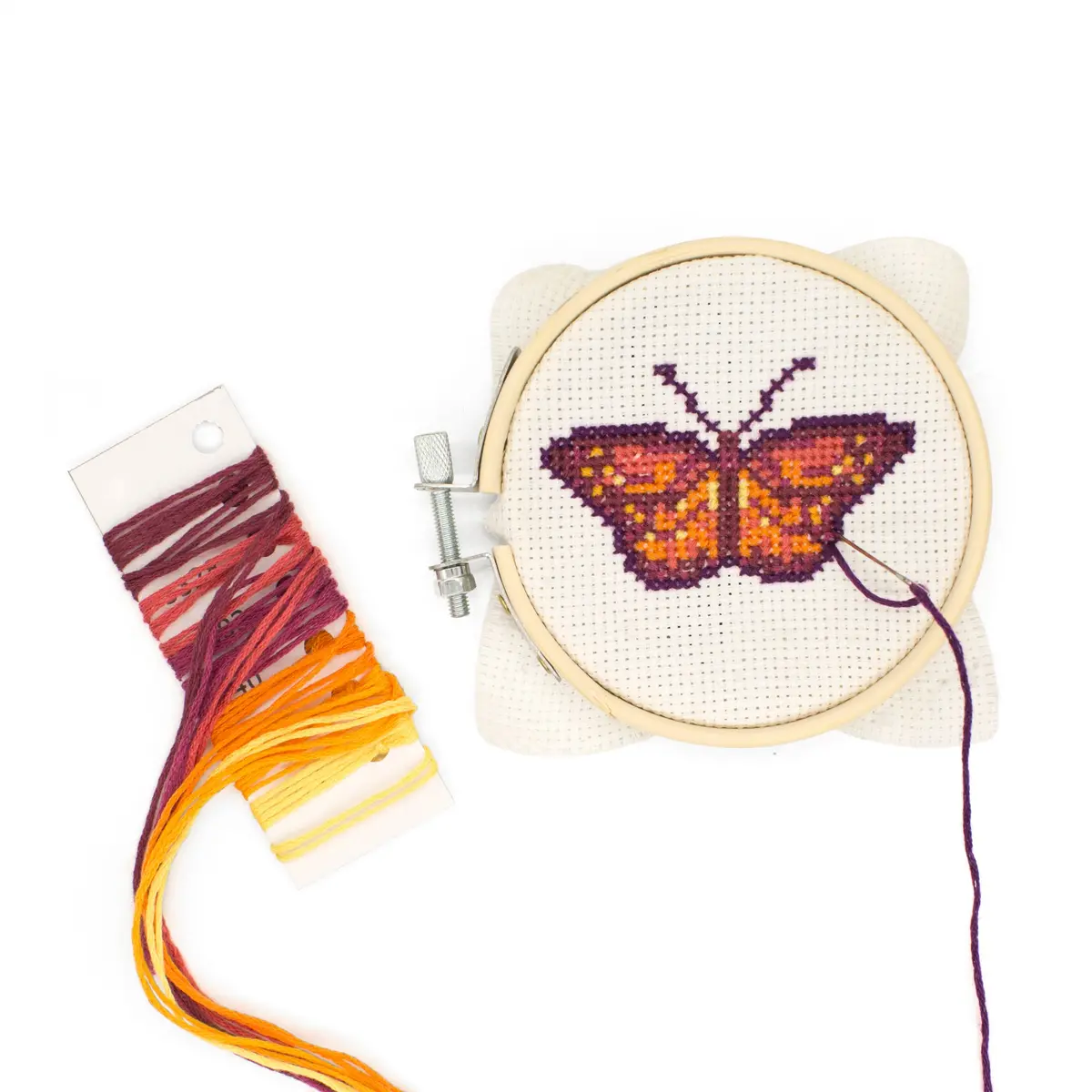 Butterfly Mini Cross Stitch Embroidery Kit 1