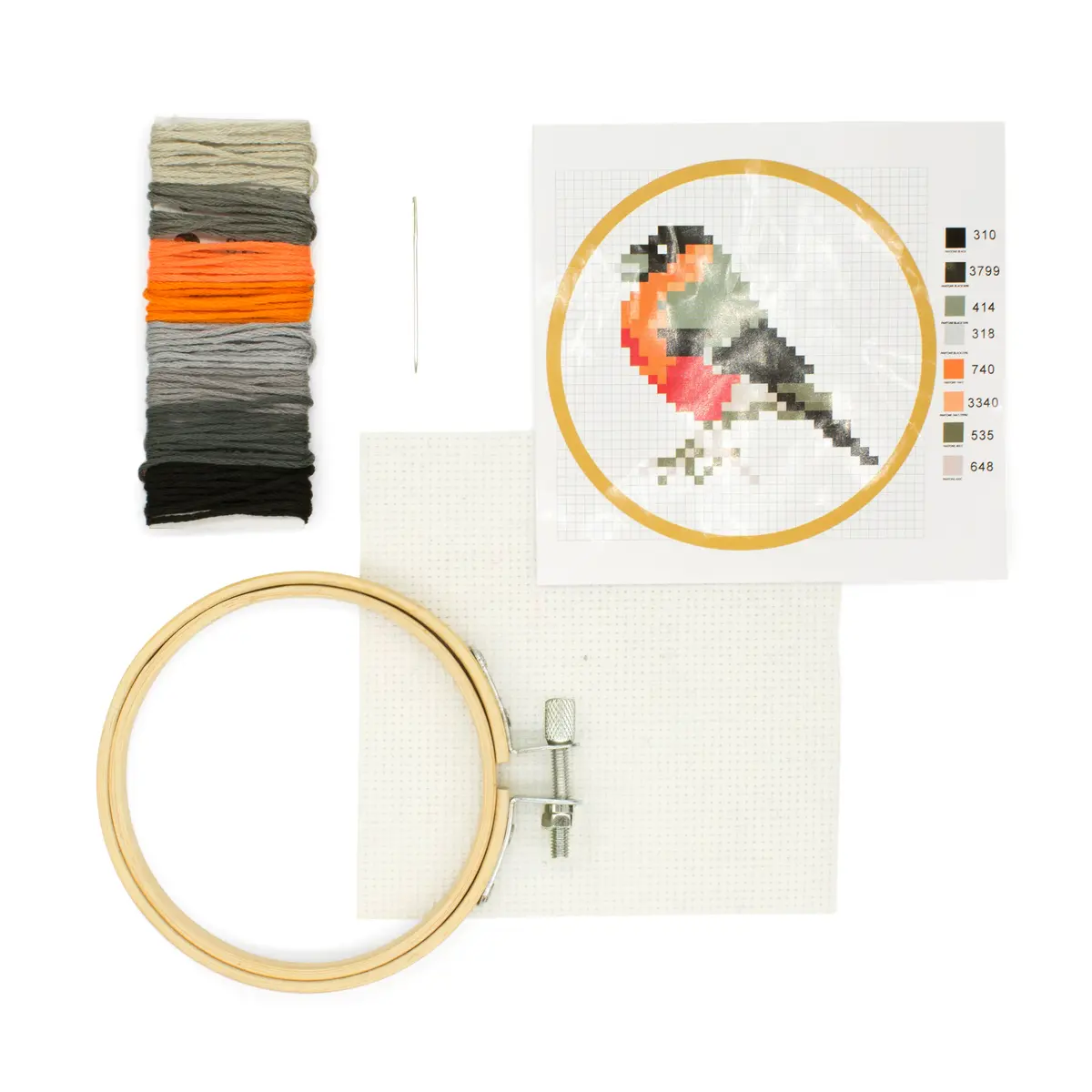Bird Mini Cross Stitch Embroidery Kit 1