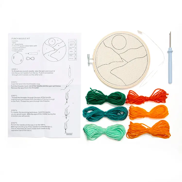 Landscape Punch Needle Kit 1