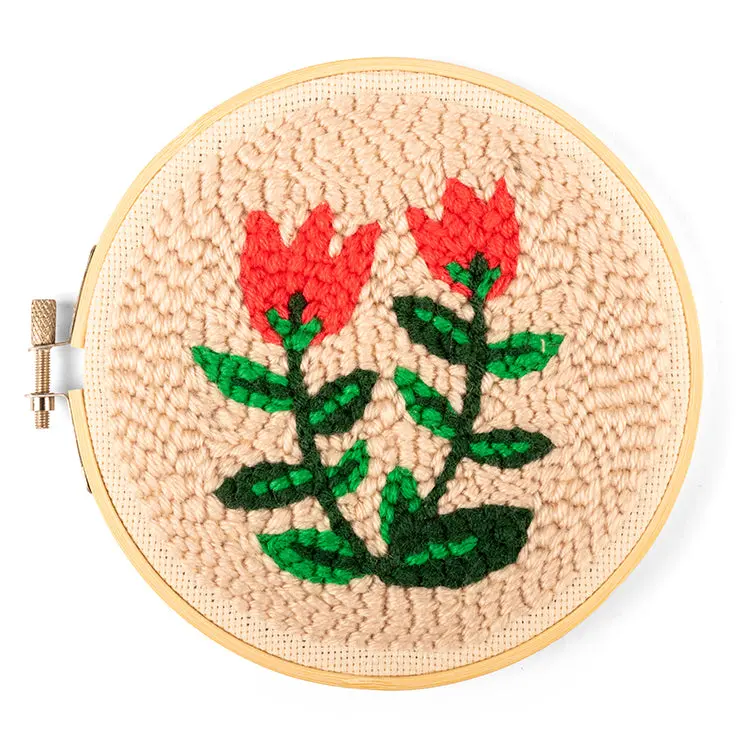 Tulips Punch Needle Kit 1