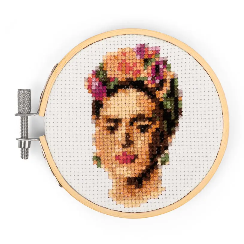 Frida Mini Cross Stitch Embroidery 1