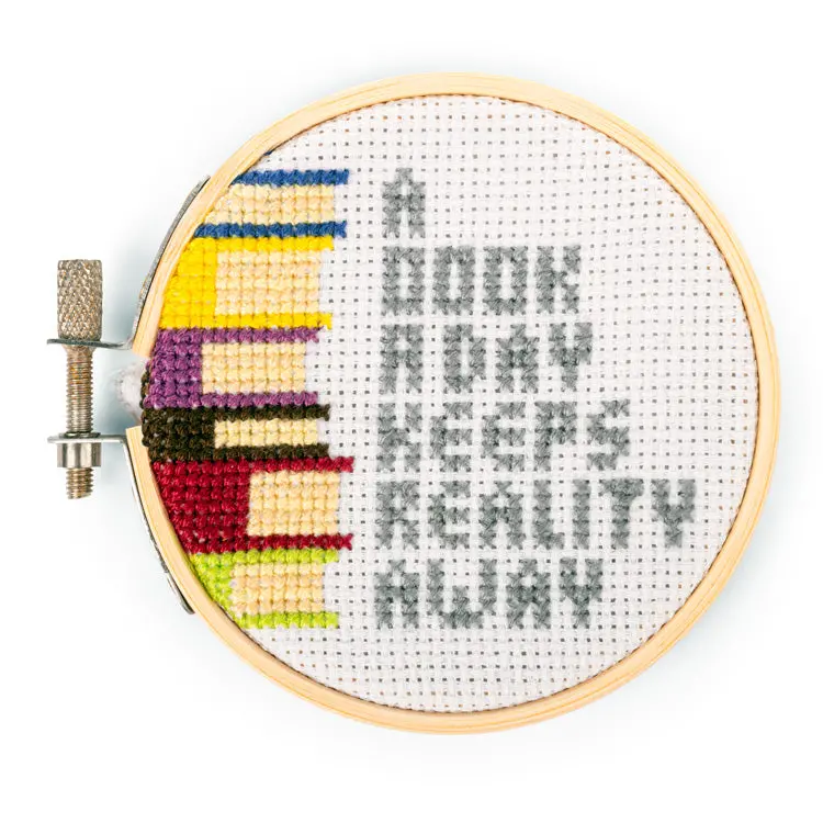 A Book A Day Mini Cross Stitch Embroidery 1