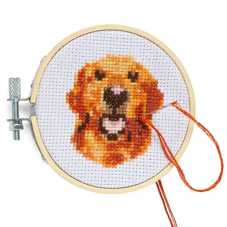 Dog Mini Cross Embroidery Kit 1