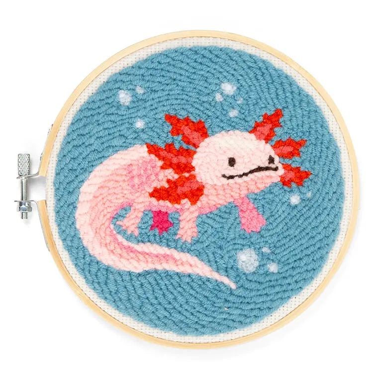 Axolotl Punch Needle 1