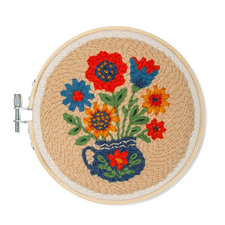 Flower Bouquet Punch Needle 1