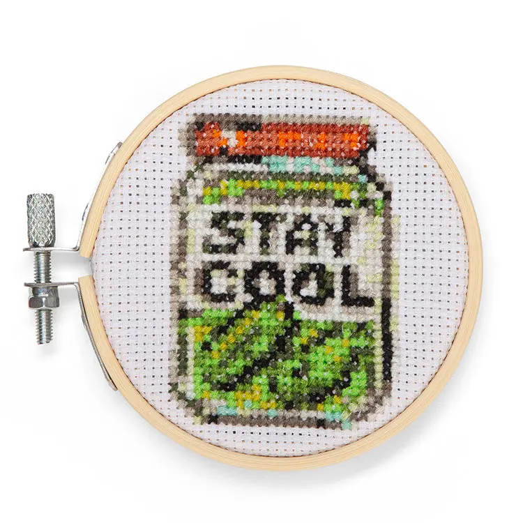 Pickle Mini Cross Stitch Embroidery 1