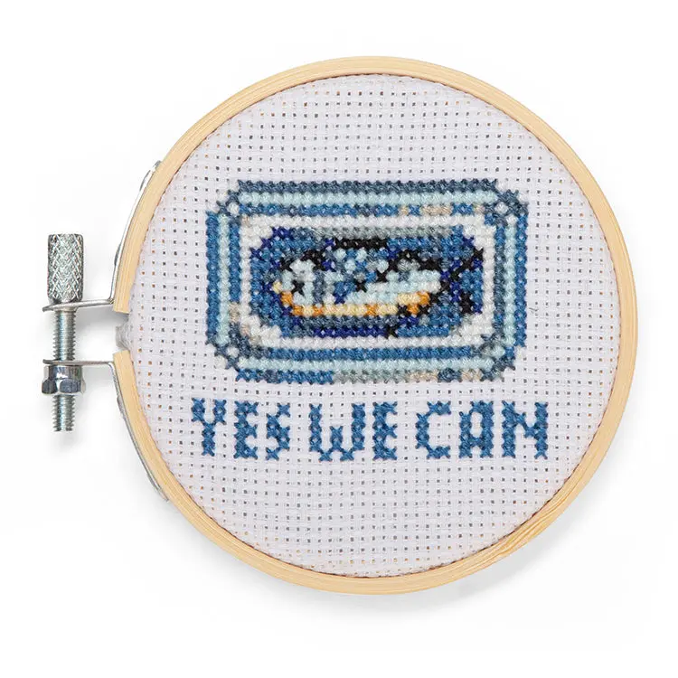 Sardine Mini Crossstitch Embroidery 1