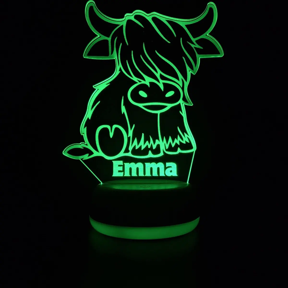 Highland Cow Led Night Light 1