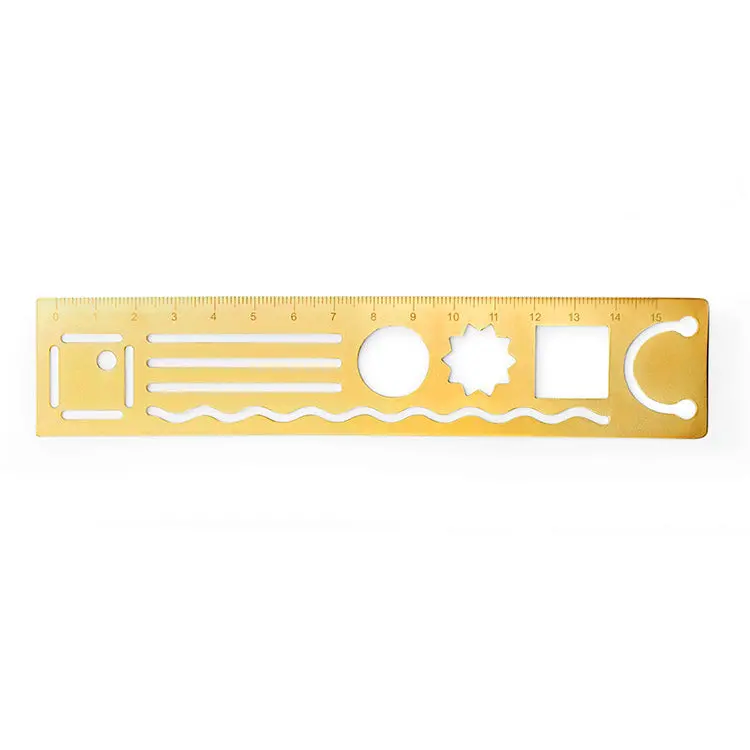 Inkerie 3 In 1 Metal Ruler 1