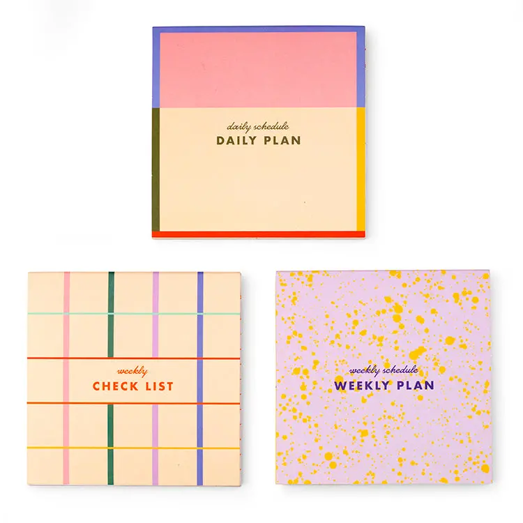 Inkerie Set Of 3 Sticky Note Memo Pads 1