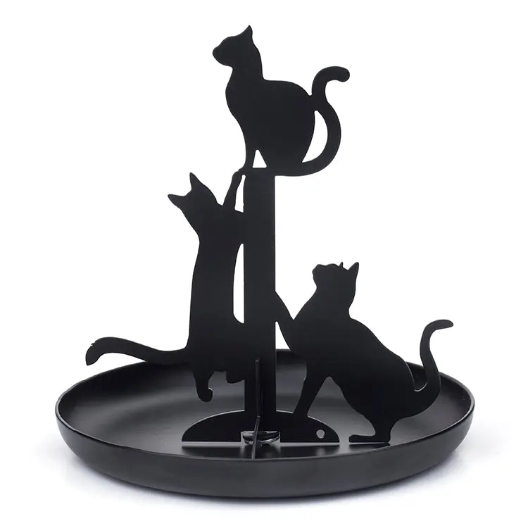 Black Cats Jewelry Holder 1