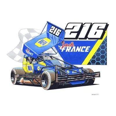 Brisca F1 #216 Jack France Caricature Print 1