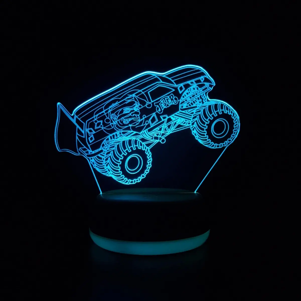 Jester Monster Truck Led Lamp Night Light 1