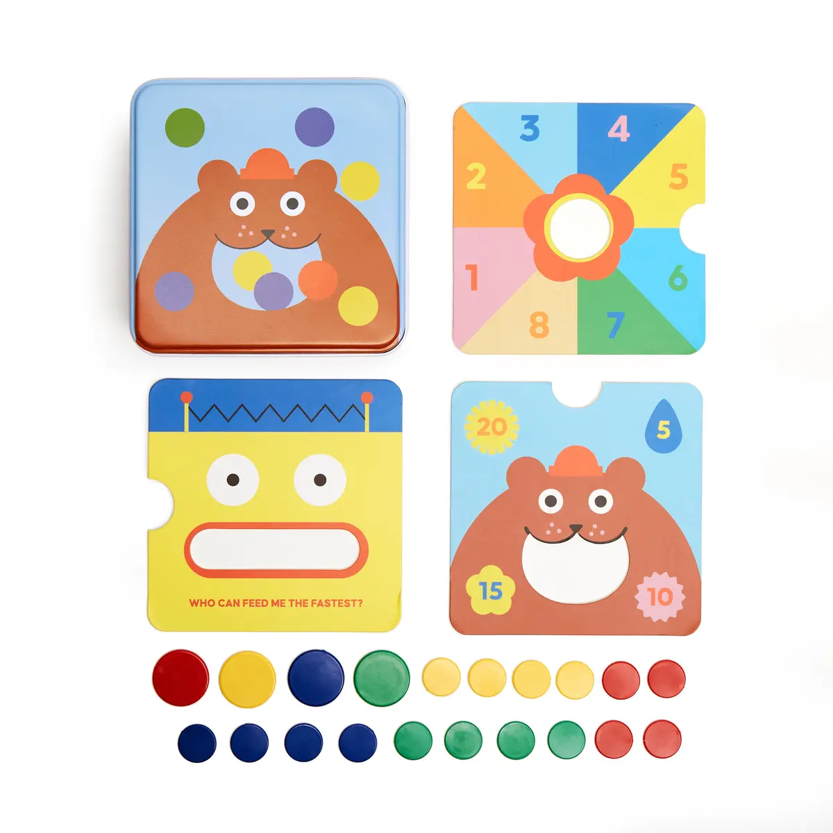 Kidoki On The Go 3 In 1 Tiddlywinks Game 1