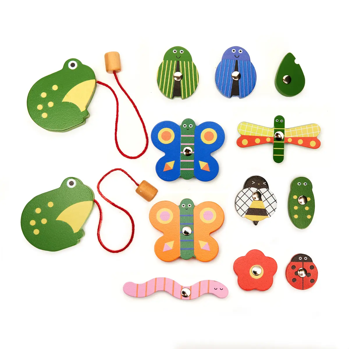 Kidoki Catch A Bug Wooden Fishing Game 1