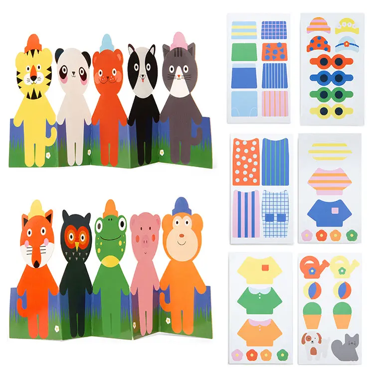 Kidoki Animal Dress-Up Stickers 1