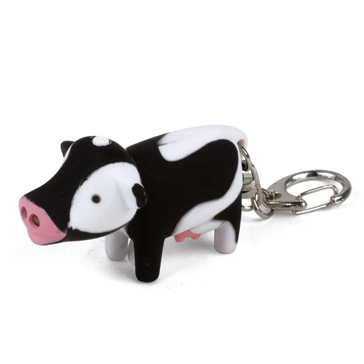 Cow Led & Sound Keychain 1