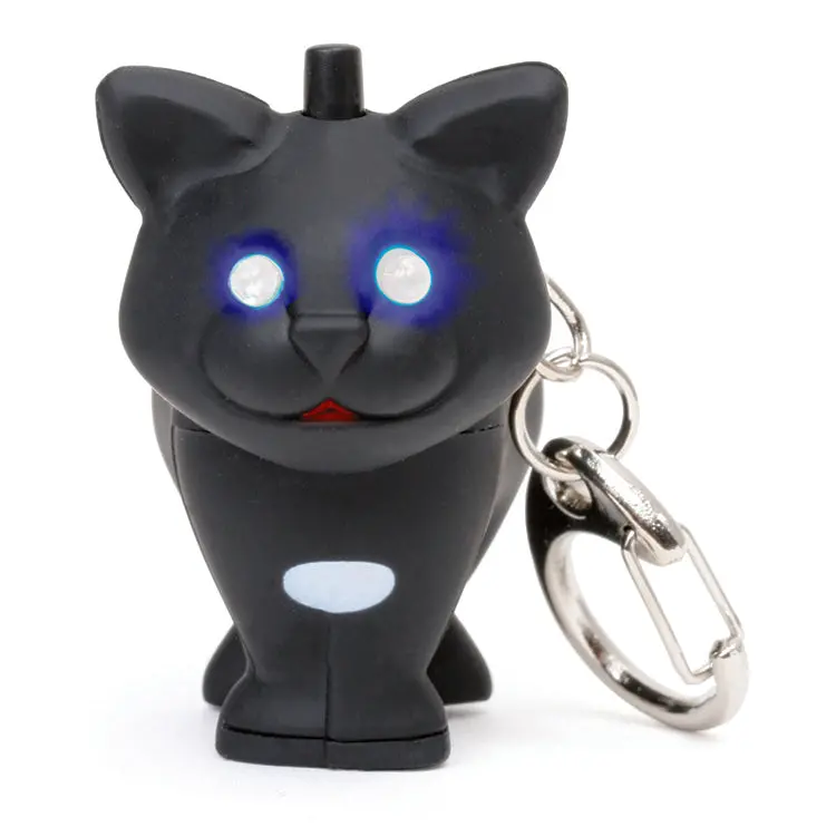 Cat Led & Sound Keychain 1