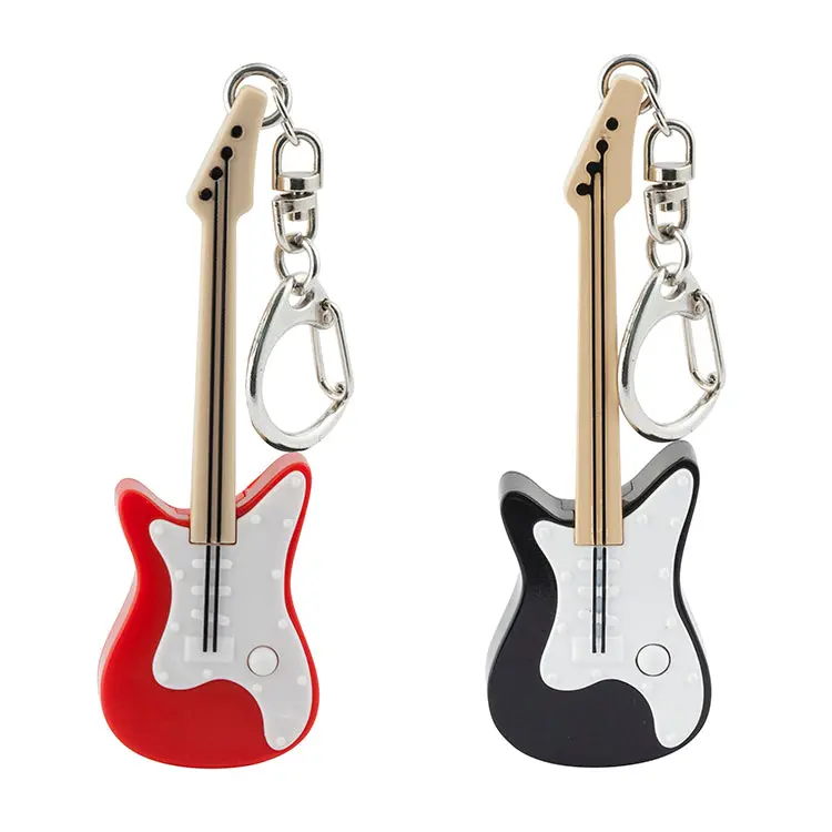 Guitar Led & Sound Keychain 1