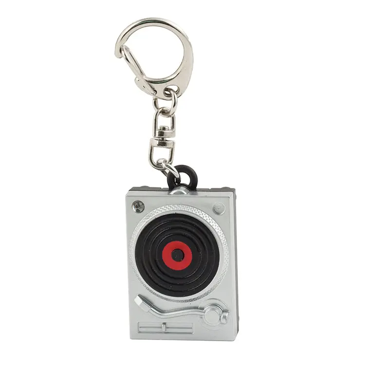 Turntable Led & Sound Keychain 1