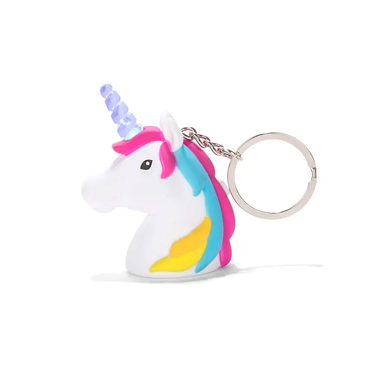 Unicorn Led & Sound Keychain 1