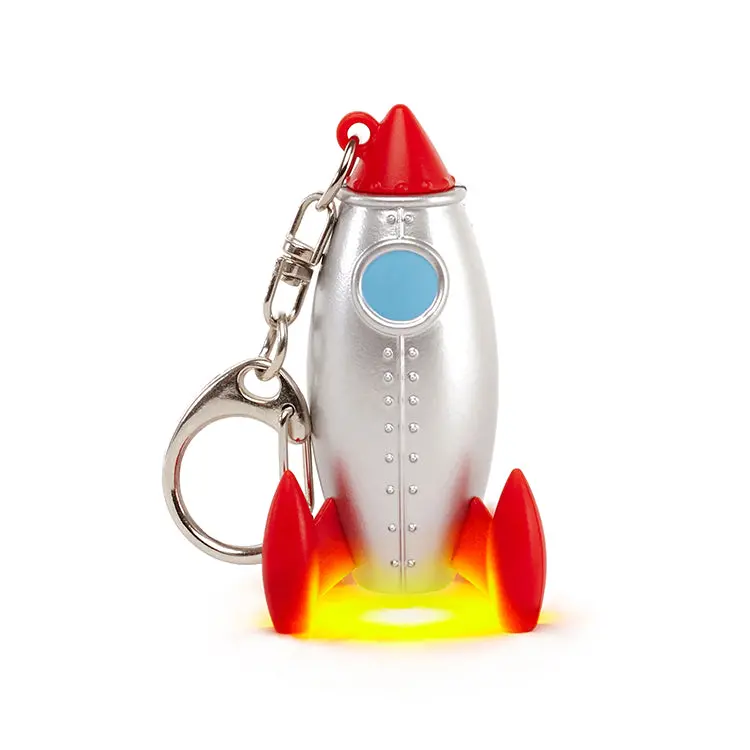 Rocket Led & Sound Keychain 1