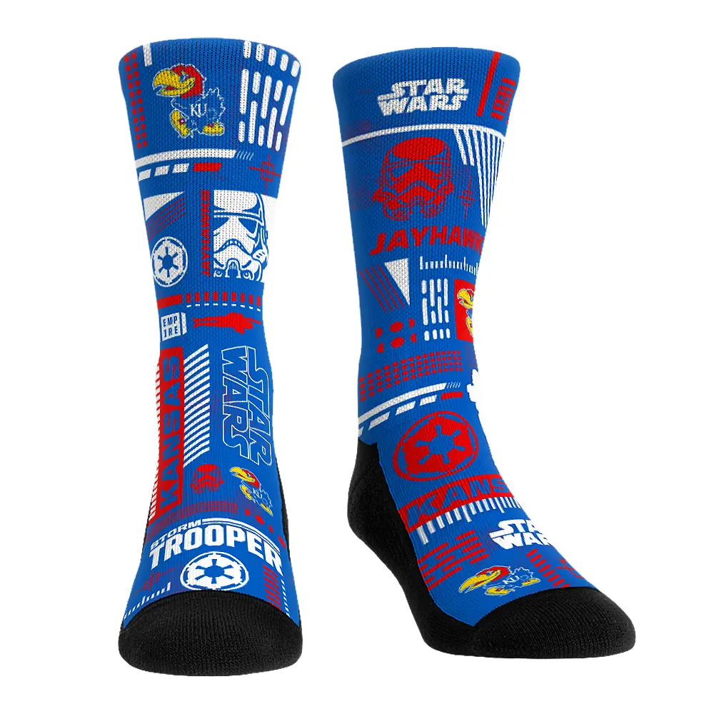 Kansas Jayhawks - Star Wars  - Stormtrooper Pattern 1