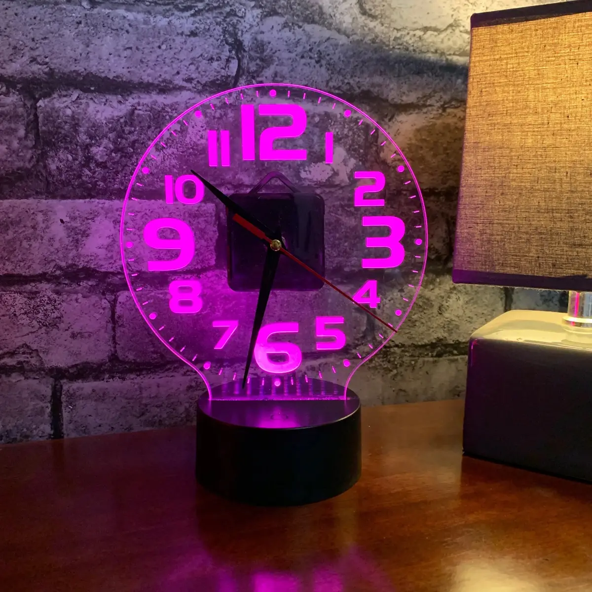 Led Quartz Clock Night Light 1