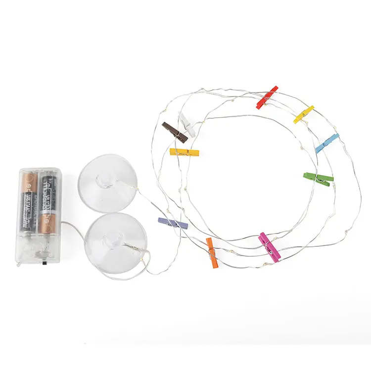 Mini Clothespin String Lights 1