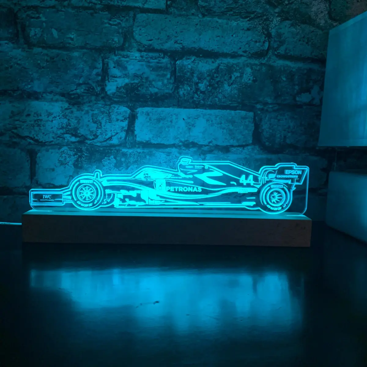 Lewis Hamilton Mercedes Led Lamp Night Light 1
