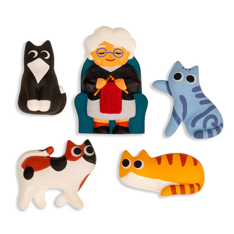 Cat Lady Magnets 1
