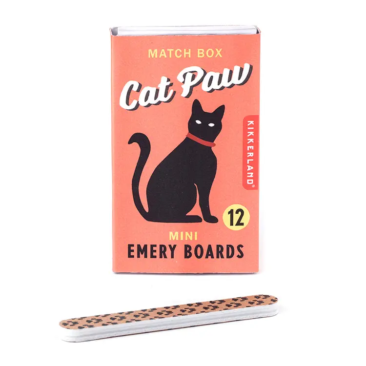 Cat Paw Match Box Emery Boards 1