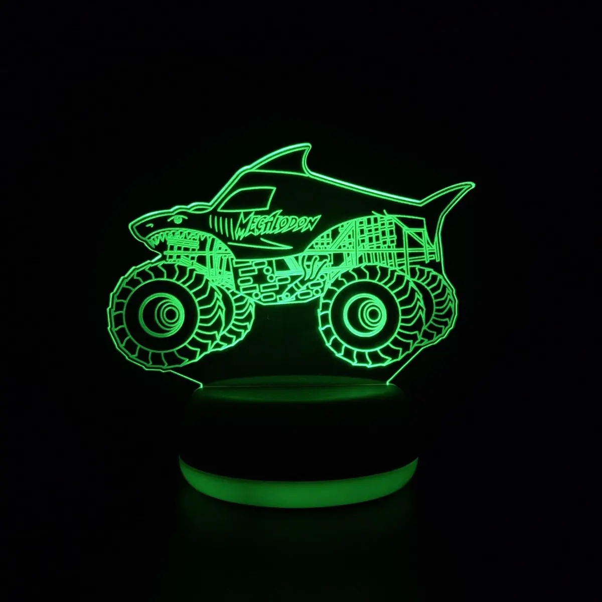 Megalodon Monster Truck Led Lamp Night Light 1