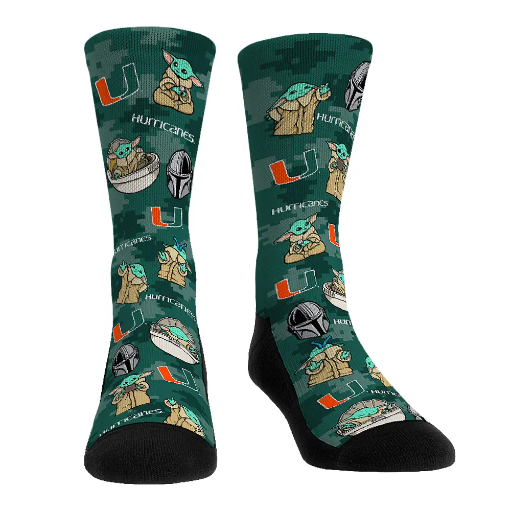 Miami Hurricanes - Star Wars  - Grogu All-Over 1