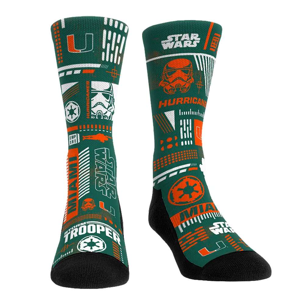 Miami Hurricanes - Star Wars  - Stormtrooper Pattern 1