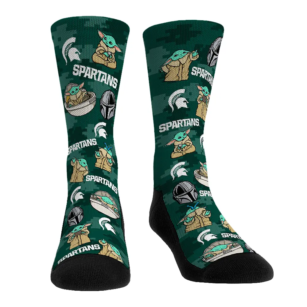 Michigan State Spartans - Star Wars  - Grogu All-Over 1