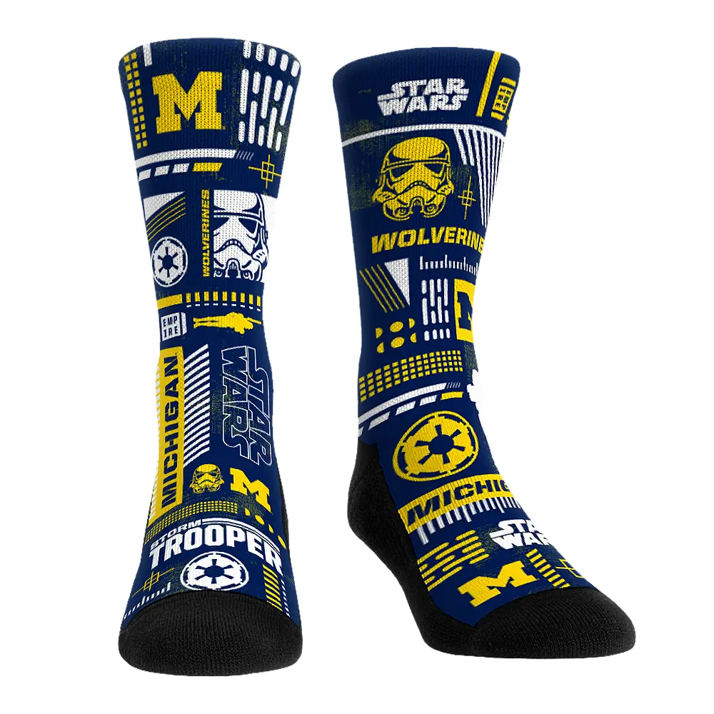 Michigan Wolverines - Star Wars  - Stormtrooper Pattern 1