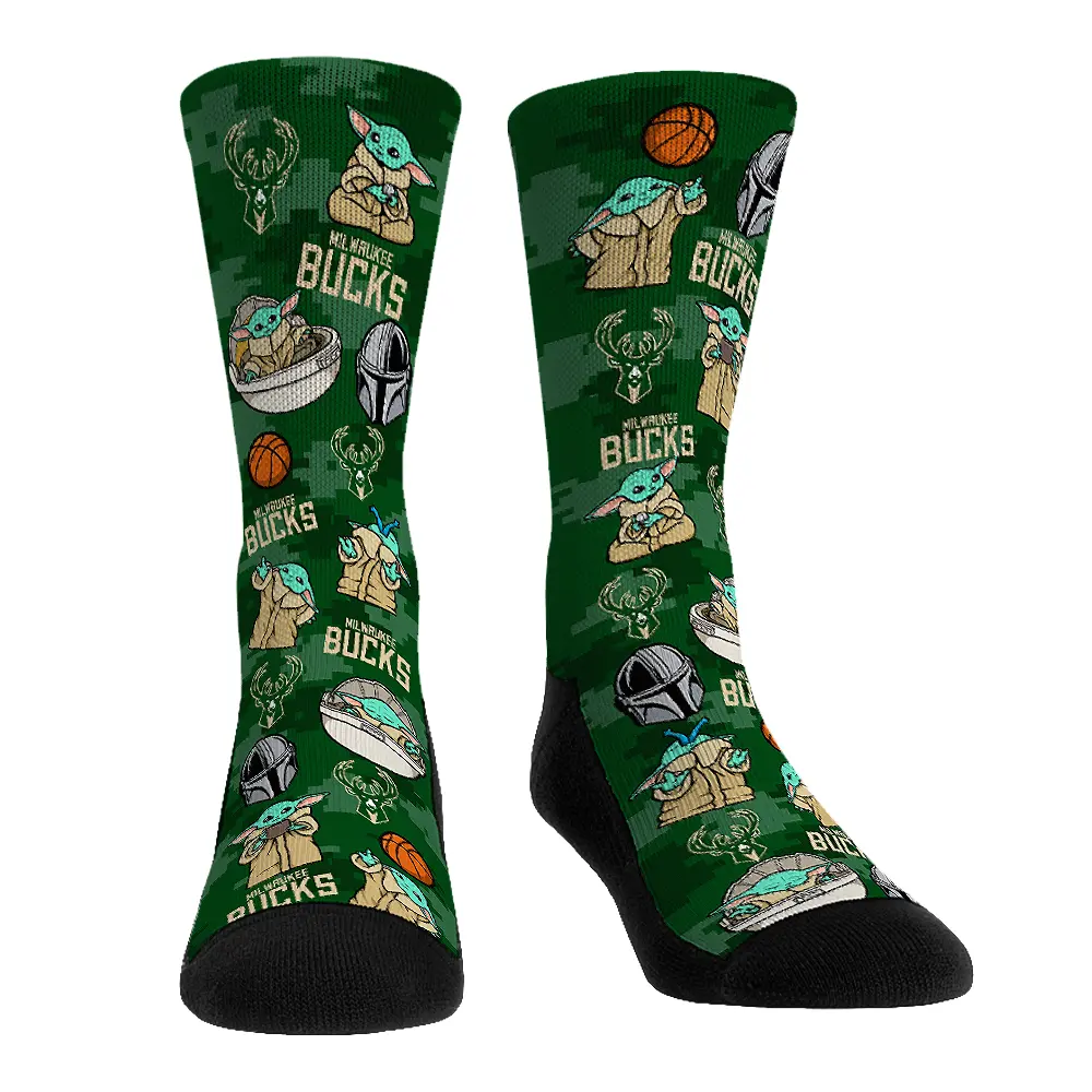 Milwaukee Bucks - Star Wars  - Grogu All-Over 1