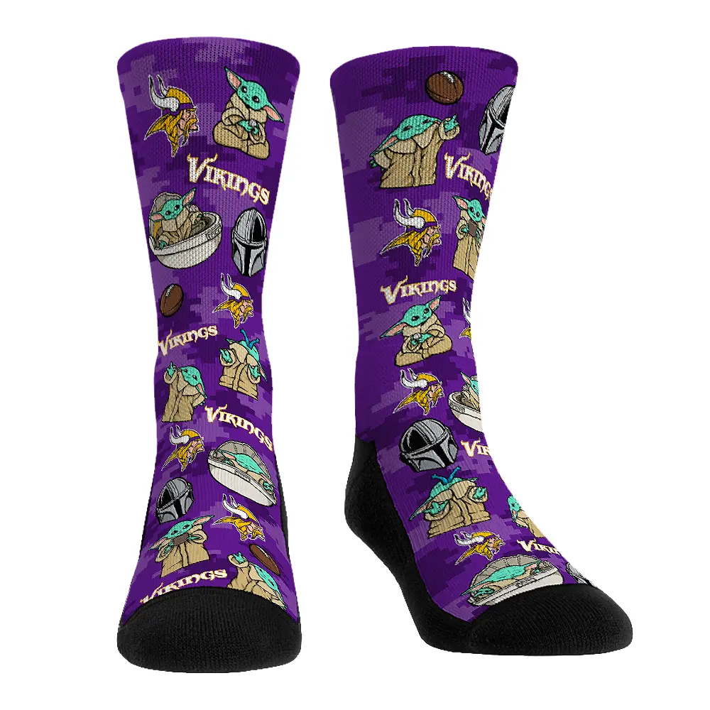 Minnesota Vikings - Star Wars  - Grogu All-Over 1