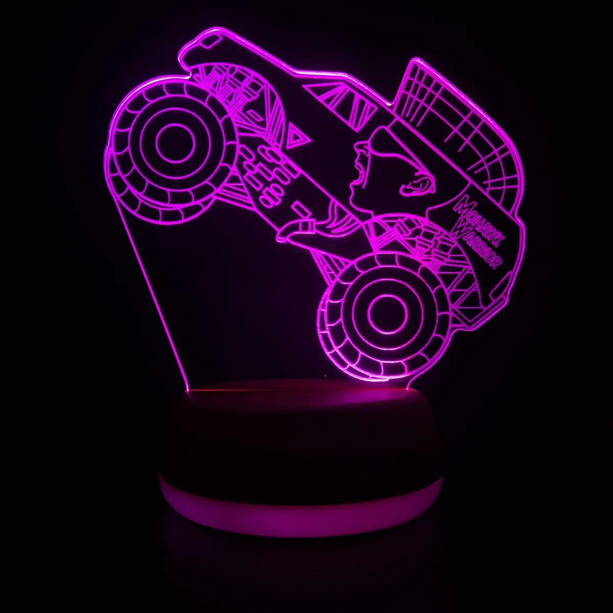 Mohawk Warrior Monster Truck Led Lamp Night Light 1