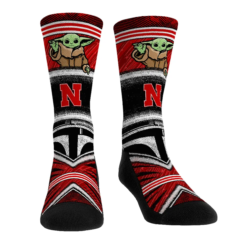 Nebraska Huskers - Star Wars  - Grogu Intergalactic Fan 1