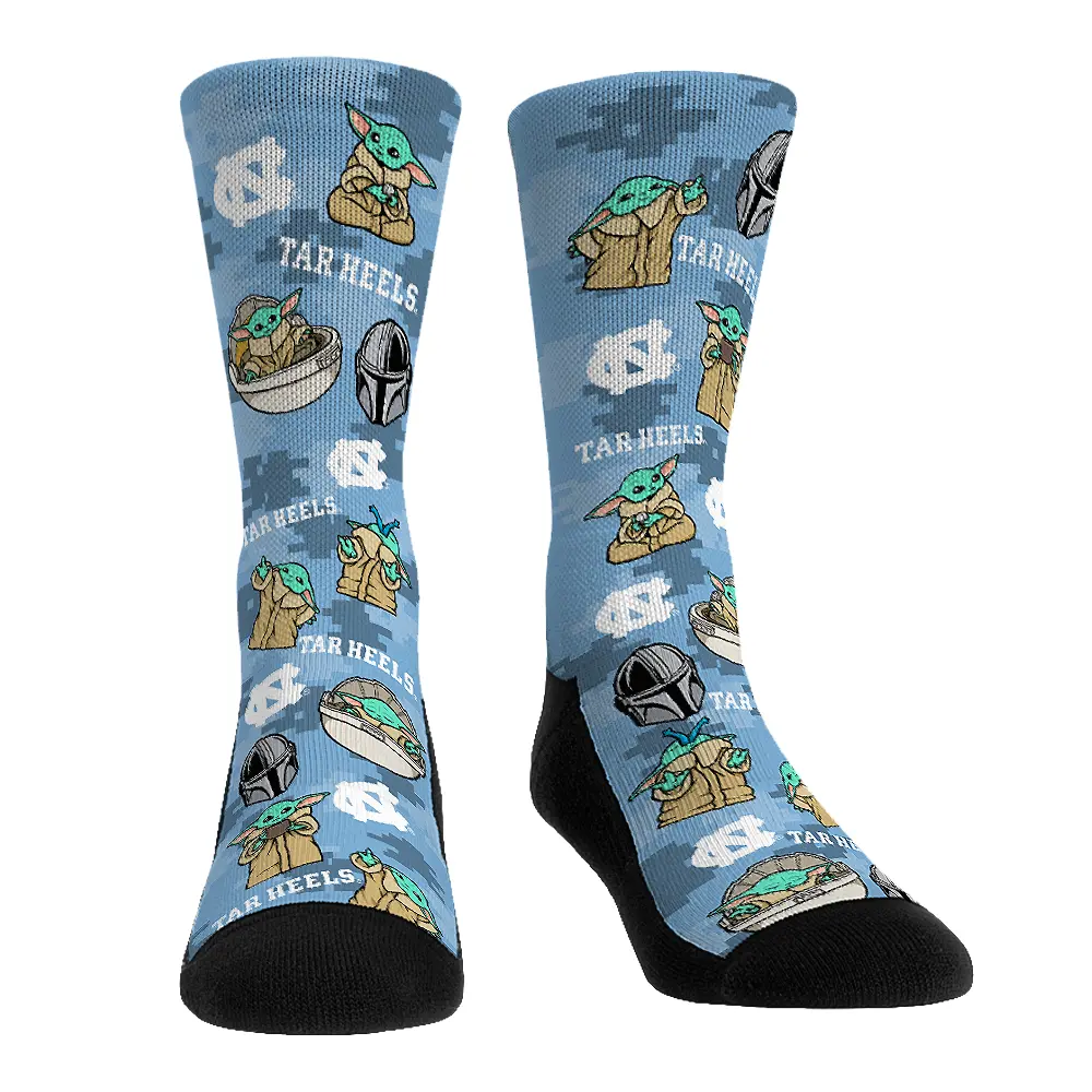 North Carolina Tar Heels - Star Wars  - Grogu All-Over 1