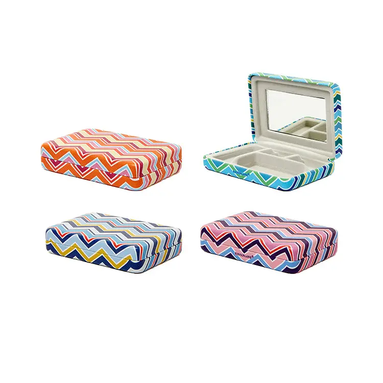 Portable Striped Jewelry Case 1